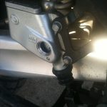 Checking levels on motorcycle